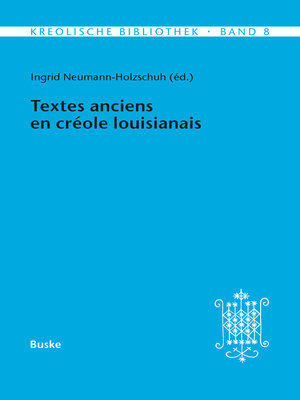 cover image of Textes anciens en créole louisianais